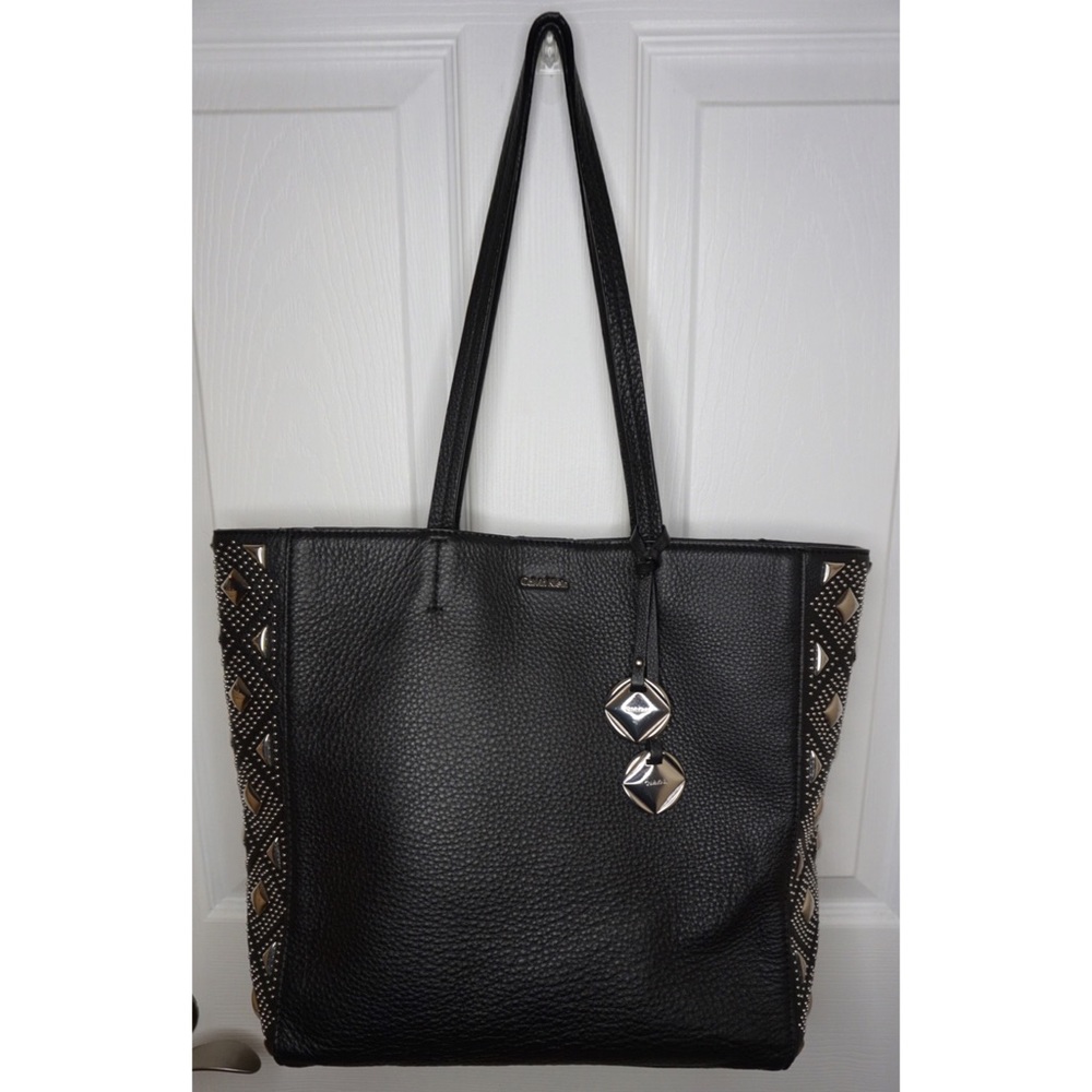 CK BLACK STUDDED TOTE 🖤 - Picture 2 of 11